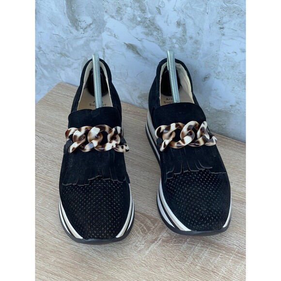 SOFTWAVES CADIE TASSEL LOAFER BLACK 39.1/2 - Picture 2 of 10